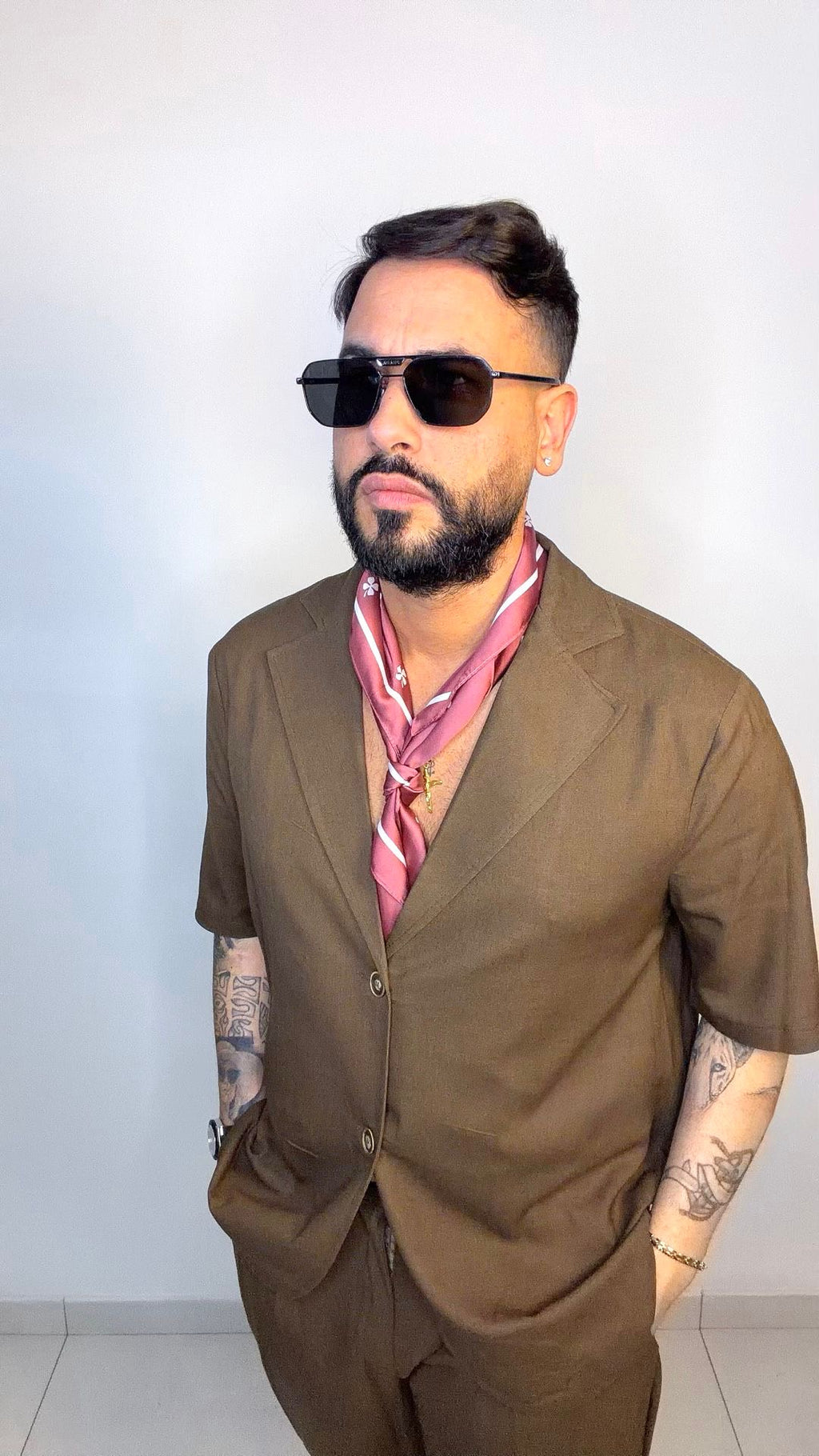 Coordinato in lino “capri”