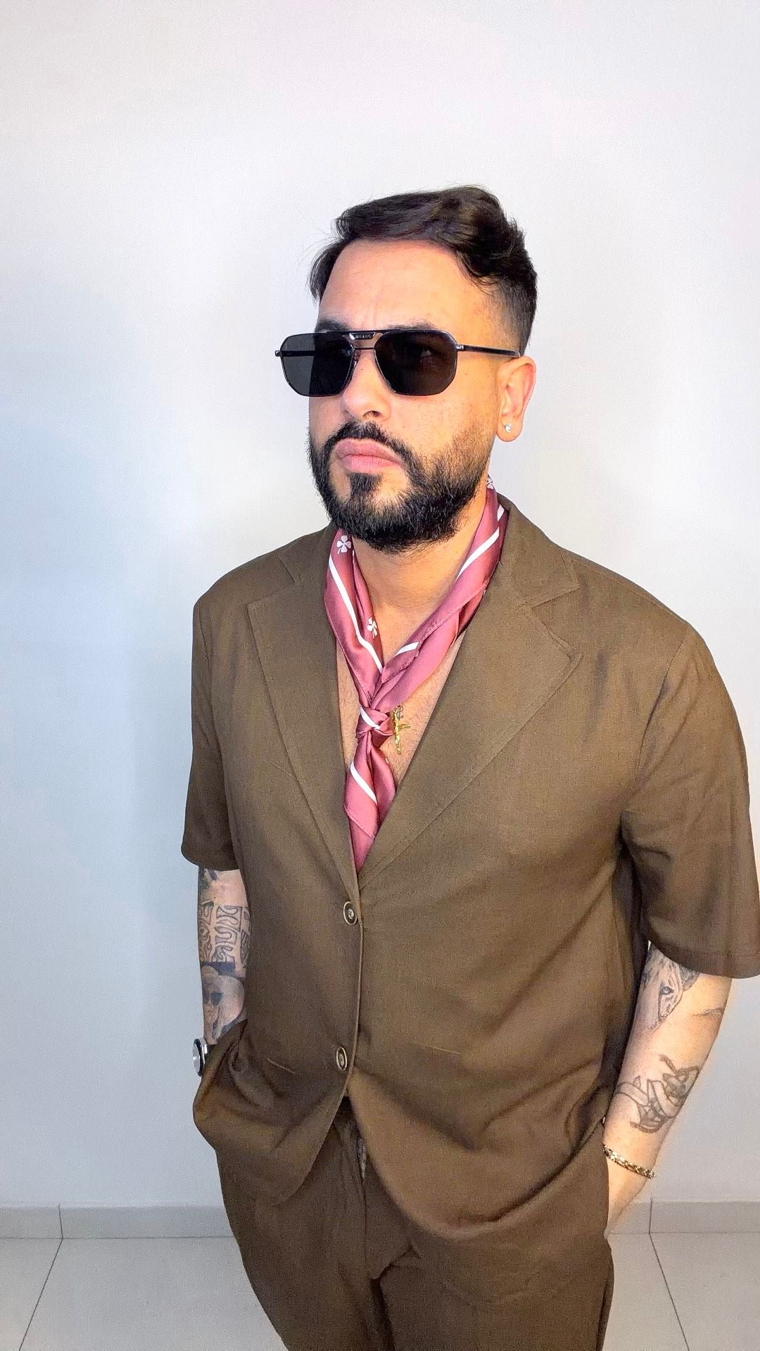 Coordinato in lino “capri”
