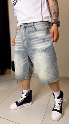 Pantaloncino regular fit stratched