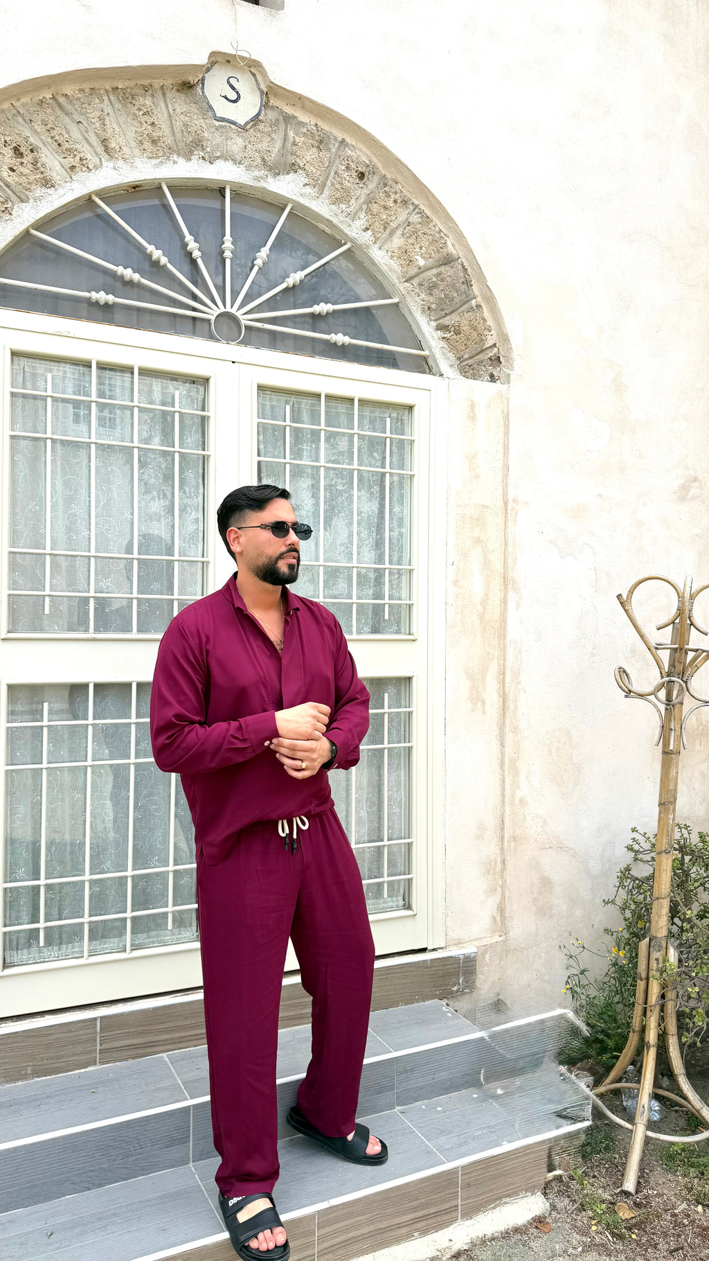Coordinato in lino 3/4