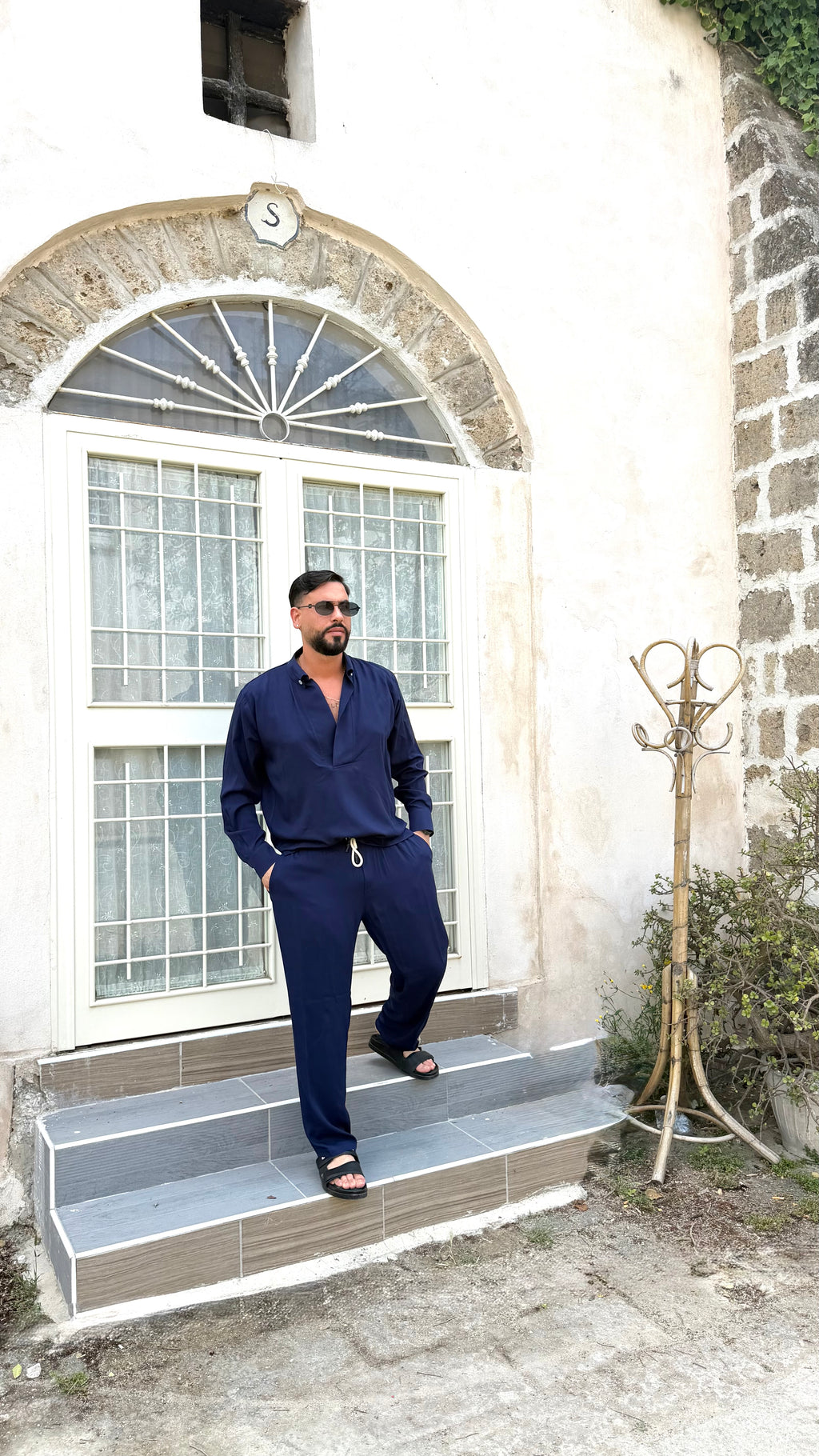 Coordinato in lino 3/4