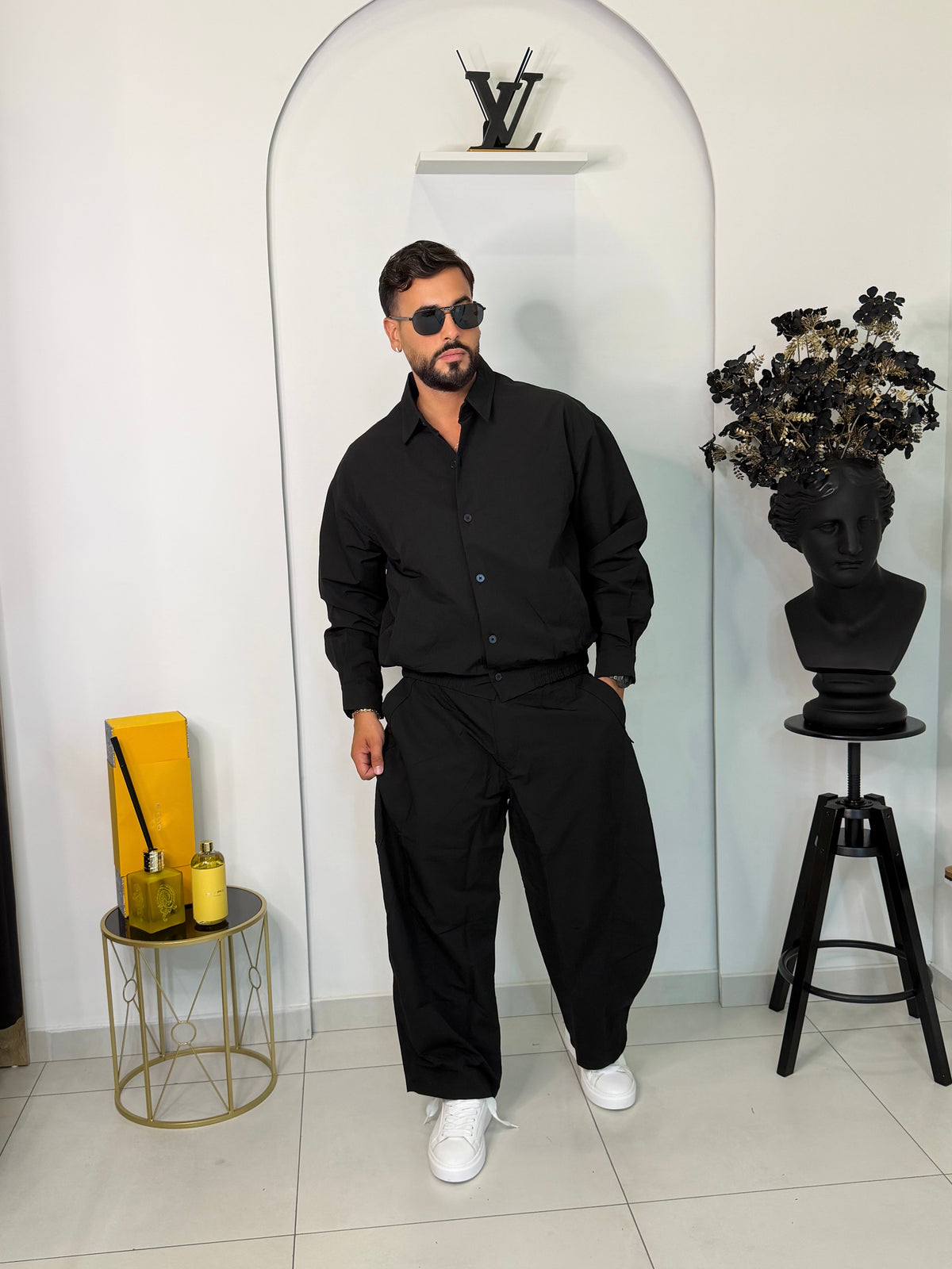 Total Black Technical Co-ord Set