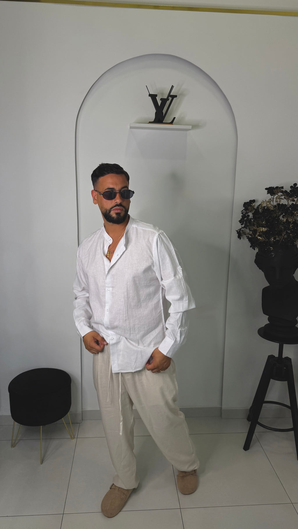 CAMICIA colletto coreano
