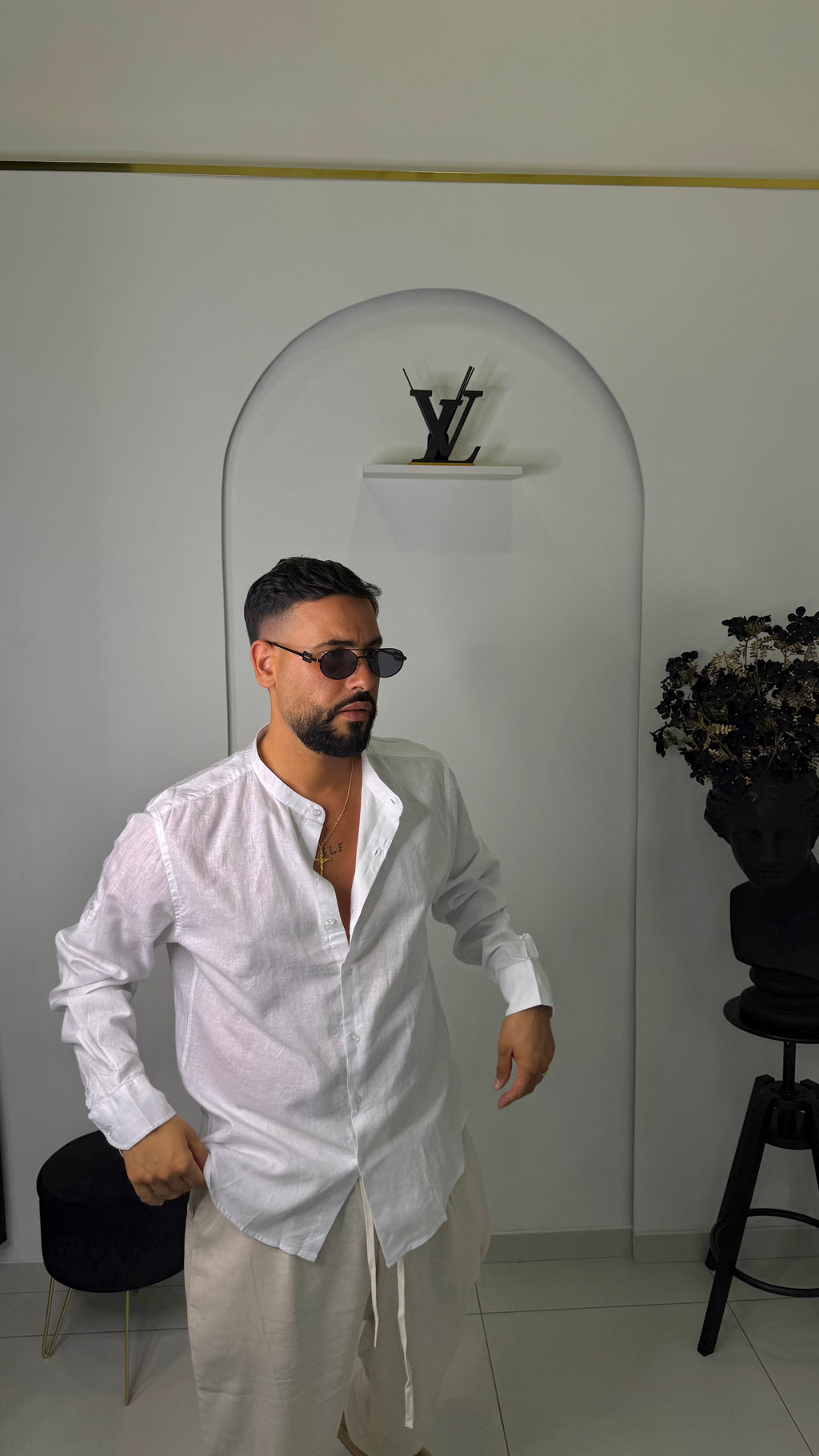 CAMICIA colletto coreano