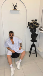 Coordinato a righe leggero