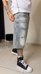 Pantaloncino regular fit stratched