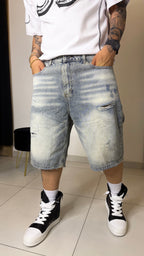 Pantaloncino regular fit stratched