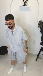 Coordinato a righe leggero