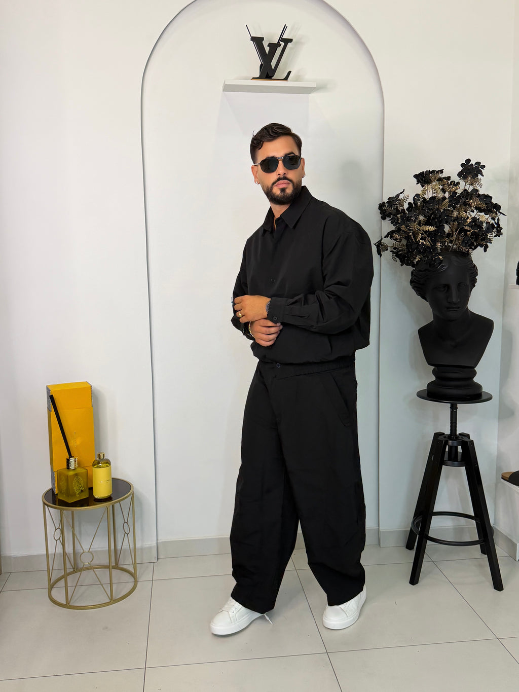 Total Black Technical Co-ord Set