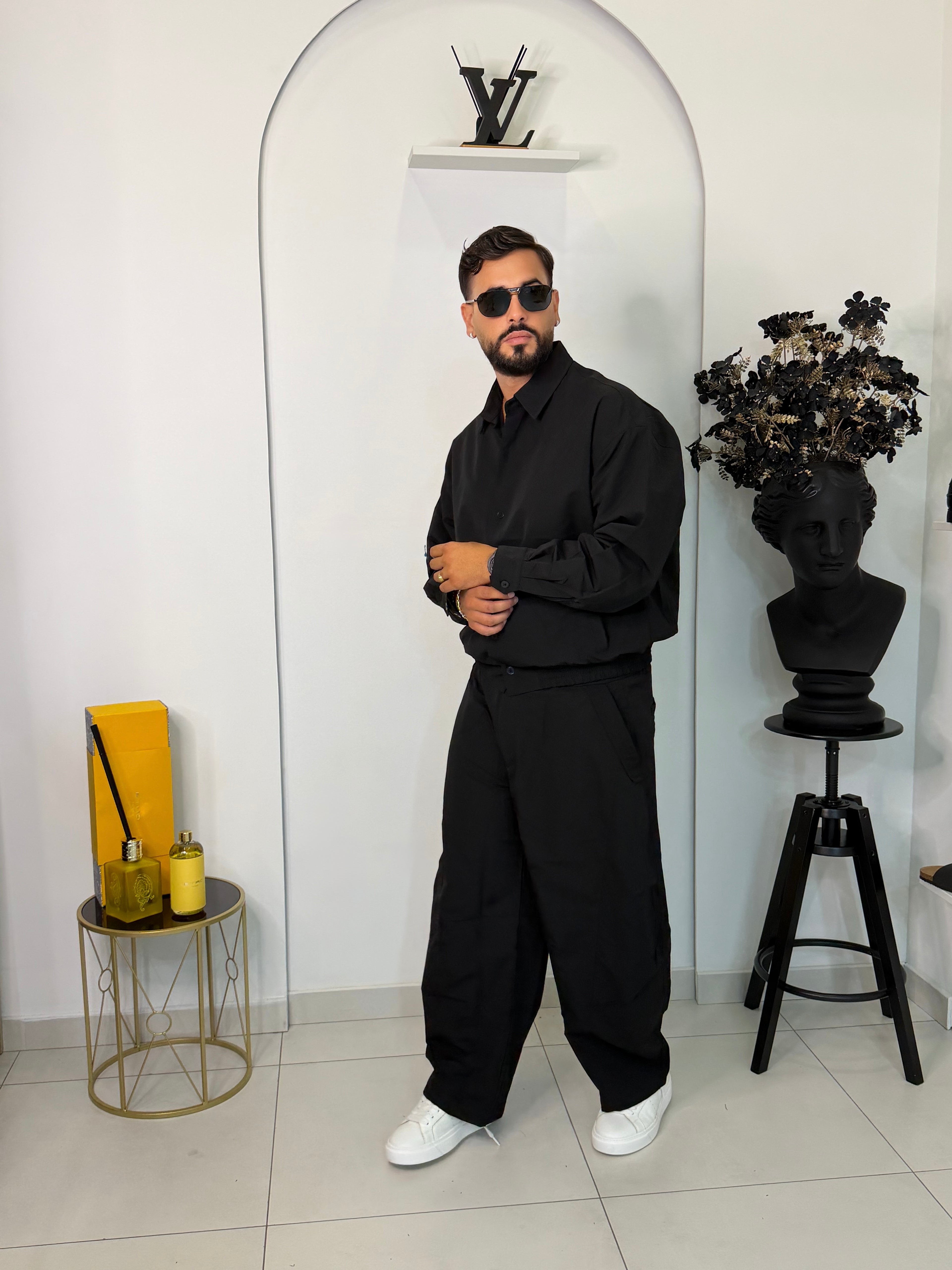 Total Black Technical Co-ord Set