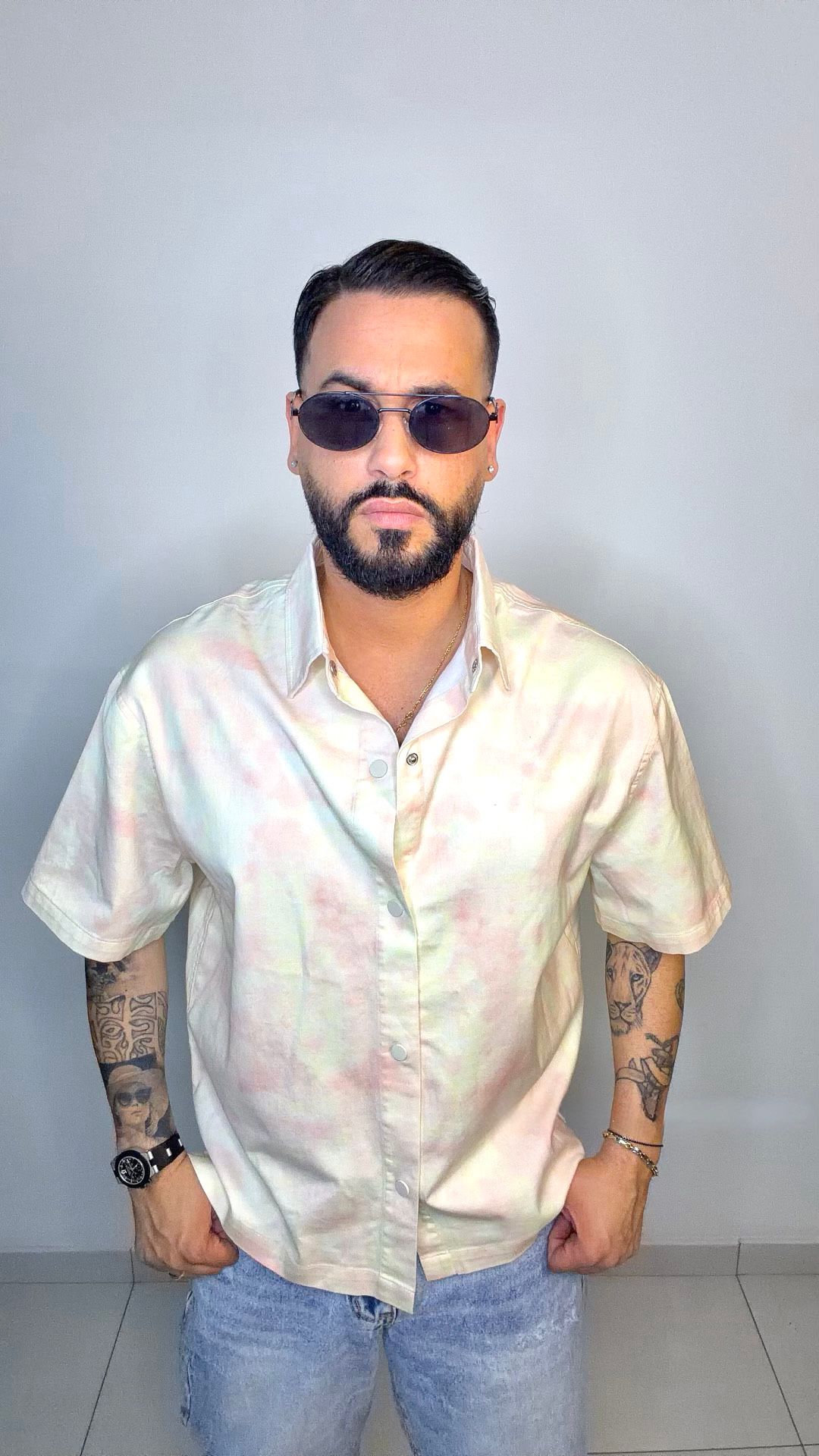 Camicia mood tie-dye